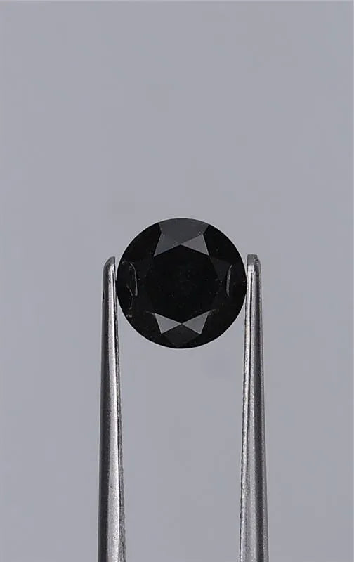 1.63ct Round Natural Diamond (Colour Fancy Black, Clarity VVS2, Cut EX, GIA Certified)