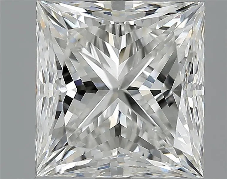 4.02ct Princess Natural Diamond (Colour H, Clarity VS1, GIA Certified)