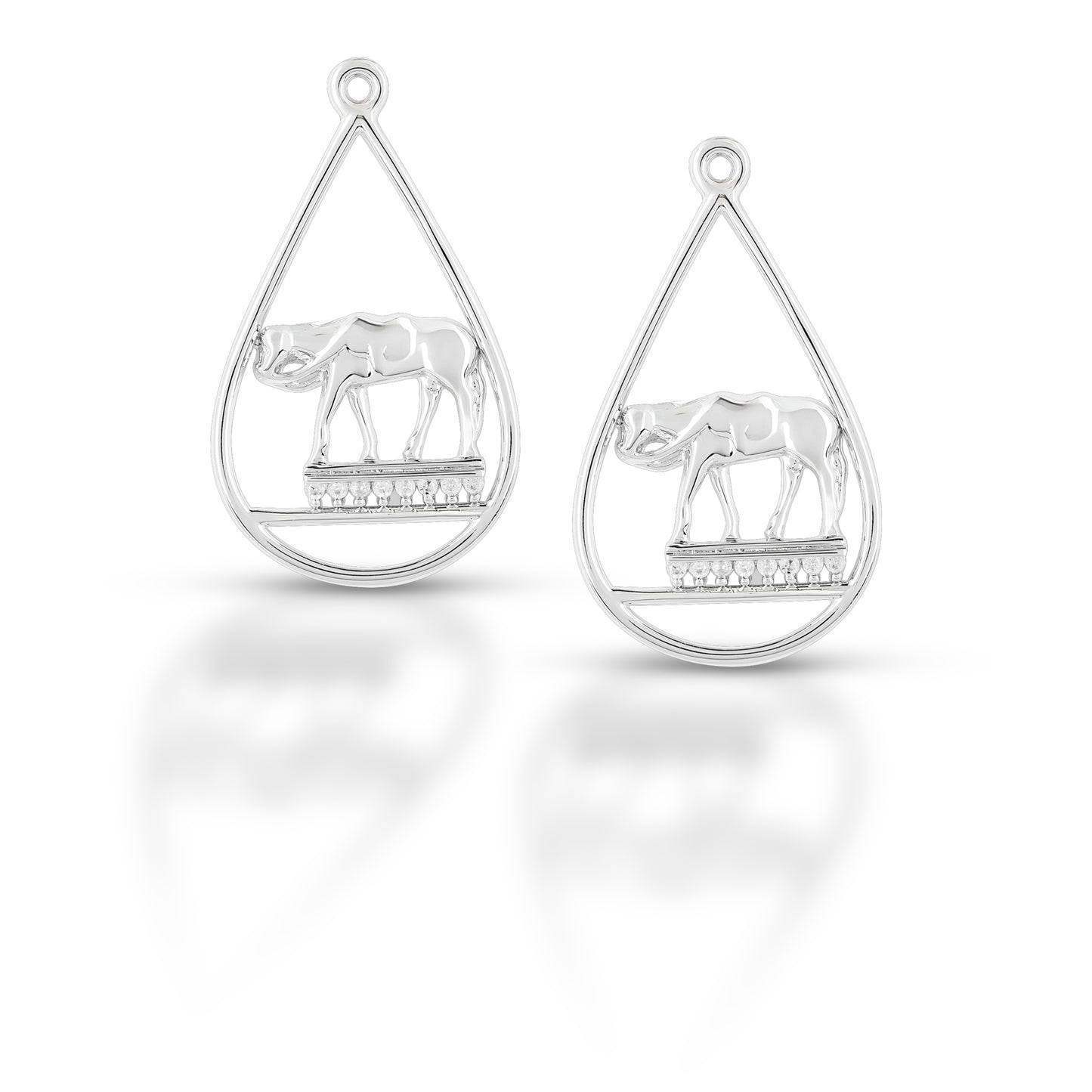 Kelly Herd Horse Drop Earrings
