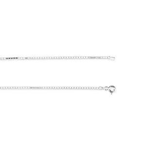 Kelly Herd 1.8mm Box Chain in Sterling Silver is a lovely traditional chain. A look that never goes out of style. Add it to a pendant or wear it alone. It will add a touch of elegance to any outfit. It will make a lovely gift for any occasion.  Features      Solid Box Chain     Sterling Silver     Circle Clasp     1.8mm chain width     16-24" chain length