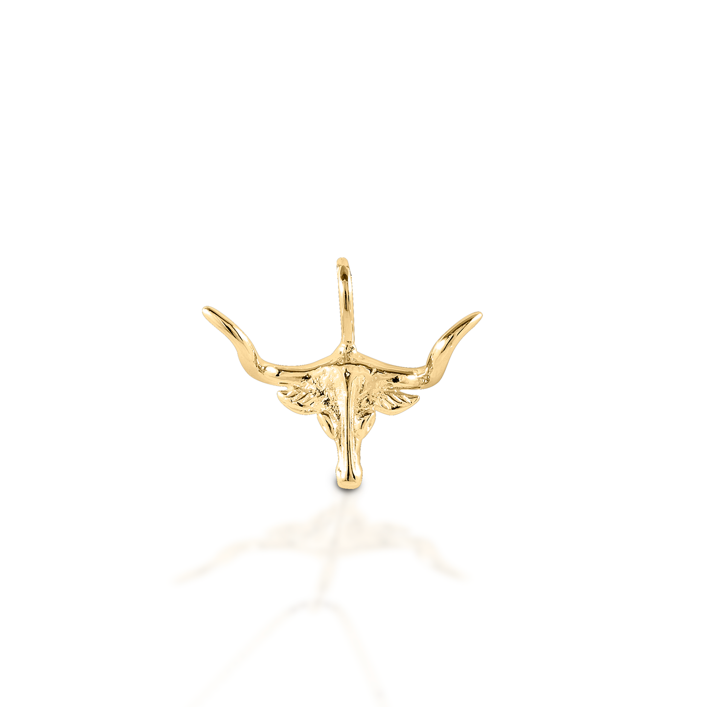 Sleek and shiny, the Kelly Herd Small Long Horn Necklace features a long horn pendant in 14K gold. Features Long horn pendant Available in 14K gold Smooth shiny surface 19mm x 14mm