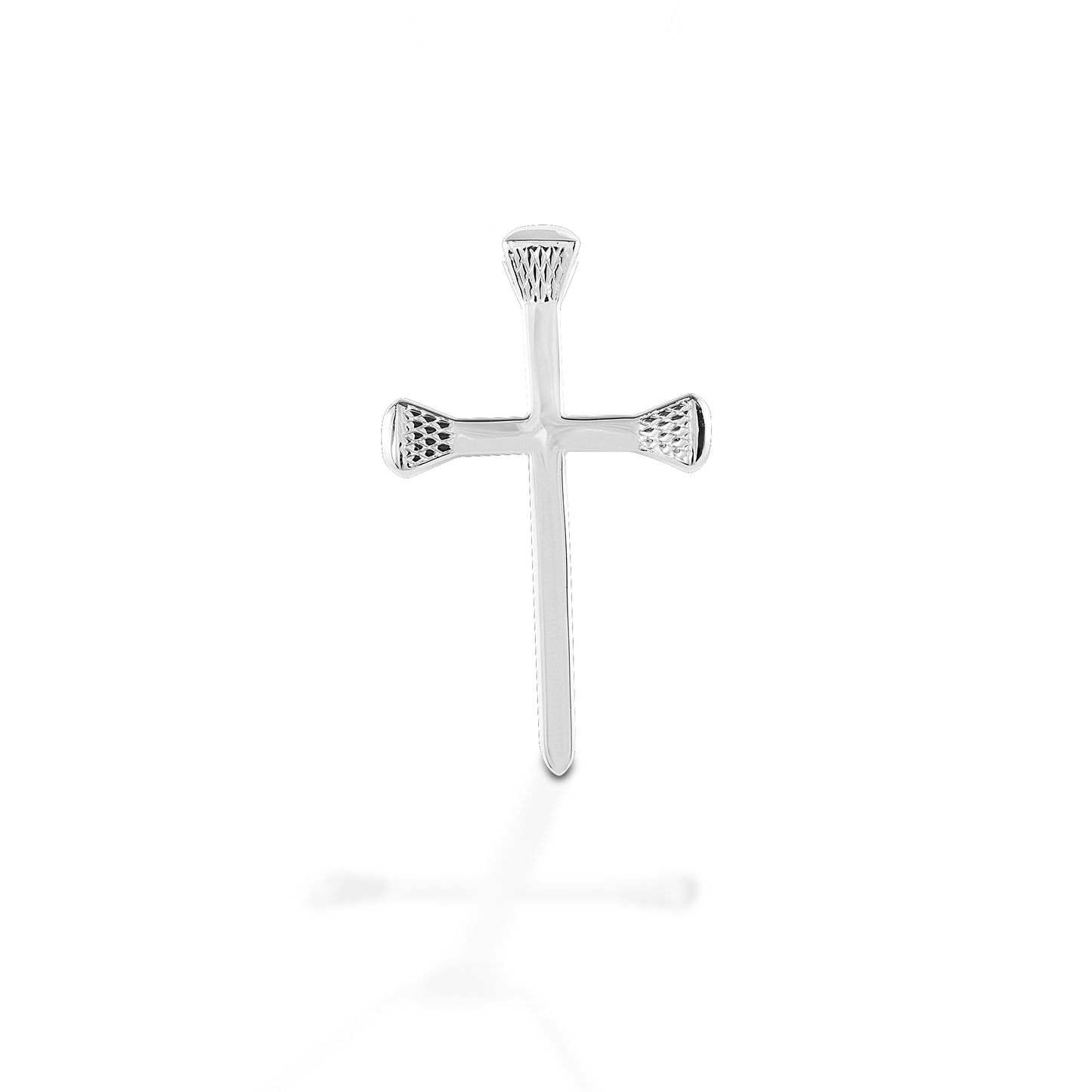 Sleek, simple, and symbolic. Kelly Herd's Horseshoe Nail Cross would be an ideal gift for the Christian horseman or horsewoman in your life. Made of 14K gold, this powerful symbol is timeless. Features Cross made of horseshoe nails Available in 14K gold Suitable for a man or woman