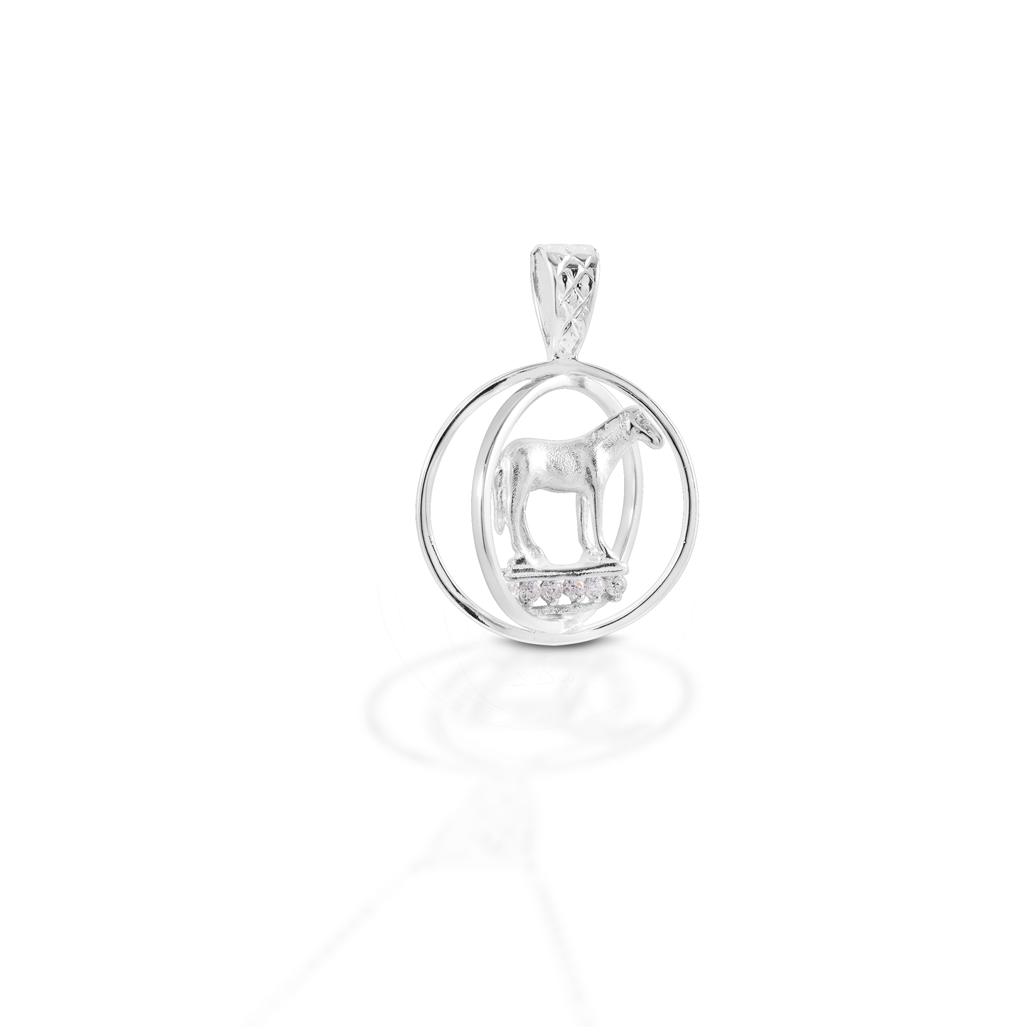 Have you qualified for Worlds? Or is it your goal? Commemorate the occasion, or keep that goal close to your heart with Kelly Herd's World Trophy Necklace. A beautiful rendition of the world championship trophy in 14K gold. Features World trophy pendant Enhanced with diamonds Available in 14k gold