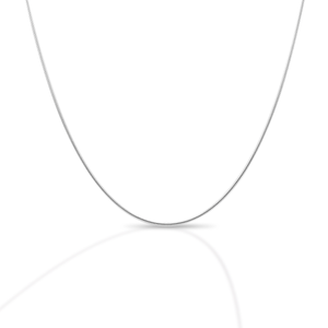 Kelly Herd 1.2mm Snake Chain in Sterling Silver is a lovely traditional style snake chain. A look that never goes out of style. Add it to a pendant or wear it alone. It will add a touch of elegance to any outfit.  Features      Solid Snake Chain     Sterling Silver     Lobster Clasp     1.2mm chain width     16-24" chain length