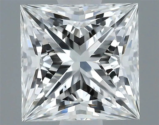0.50ct Princess Natural Diamond (Colour G, Clarity VVS1, GIA Certified)