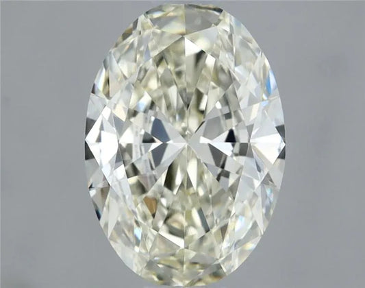 0.58ct Oval Natural Diamond (Colour J, Clarity VVS2, Cut VG, IGI Certified)