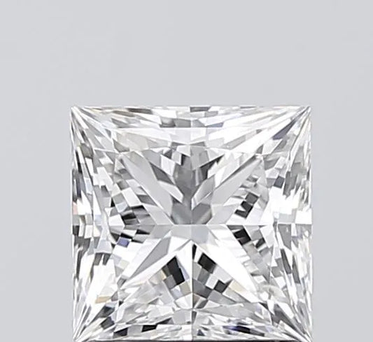 1.52ct Princess Lab Grown Diamond (Colour E, Clarity VVS1, IGI Certified)