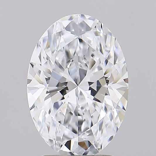 1.65ct Oval Lab Grown Diamond (Colour D, Clarity VVS1, IGI Certified)