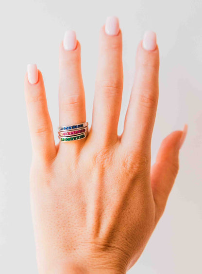 Kelly Herd Interchangeable Horseshoe Ring - Sterling Silver