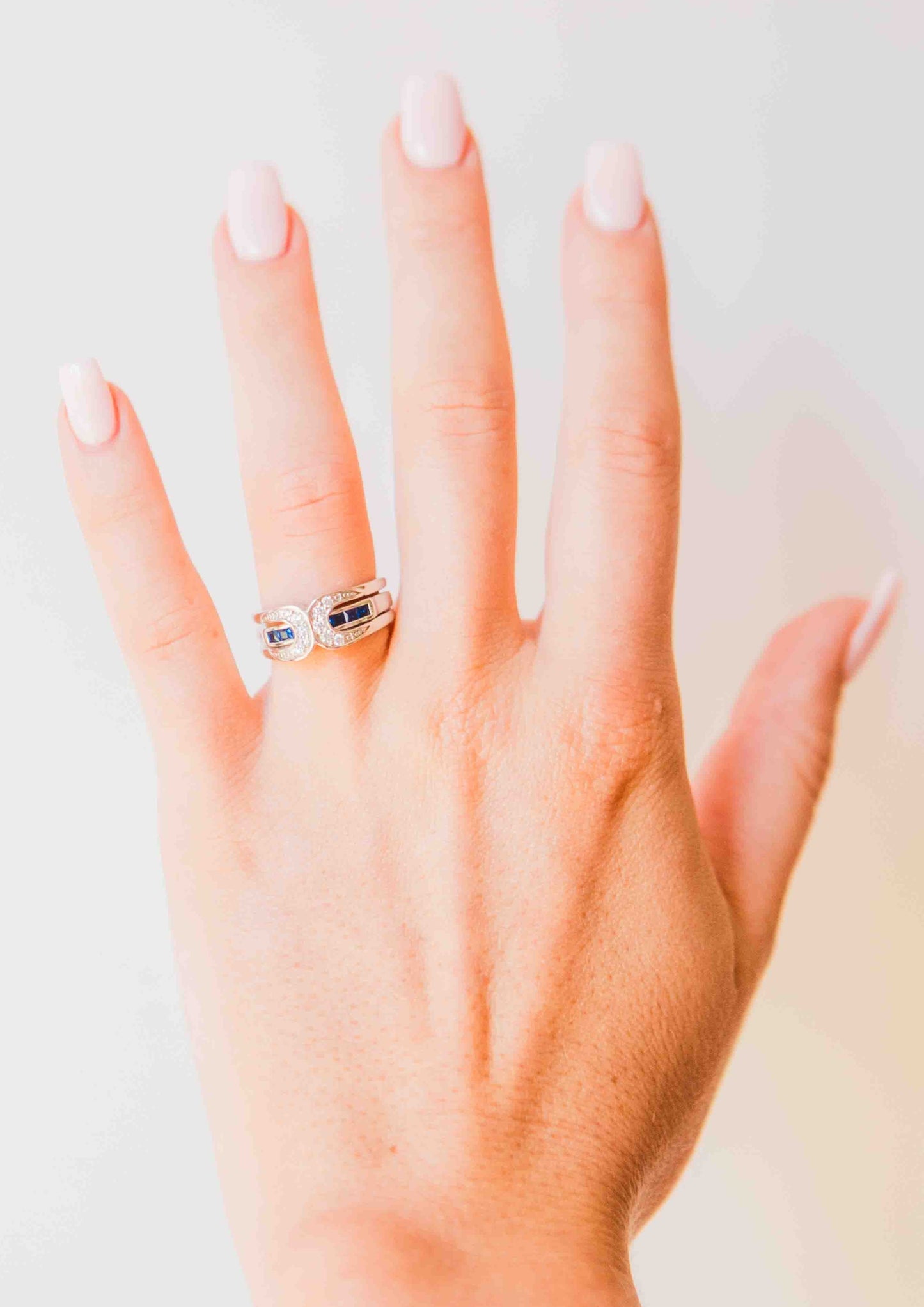 Kelly Herd Interchangeable Horseshoe Ring - Sterling Silver