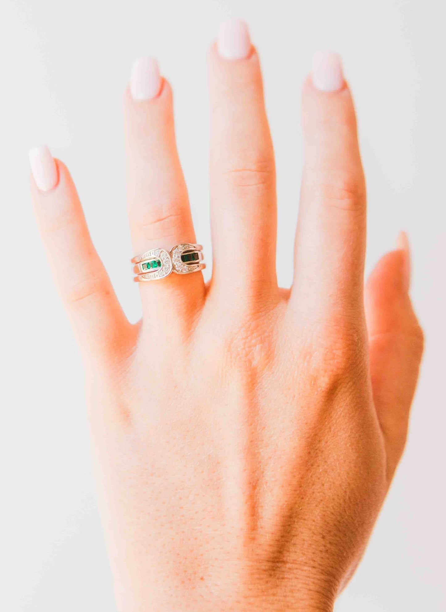 Kelly Herd Interchangeable Horseshoe Ring - Sterling Silver