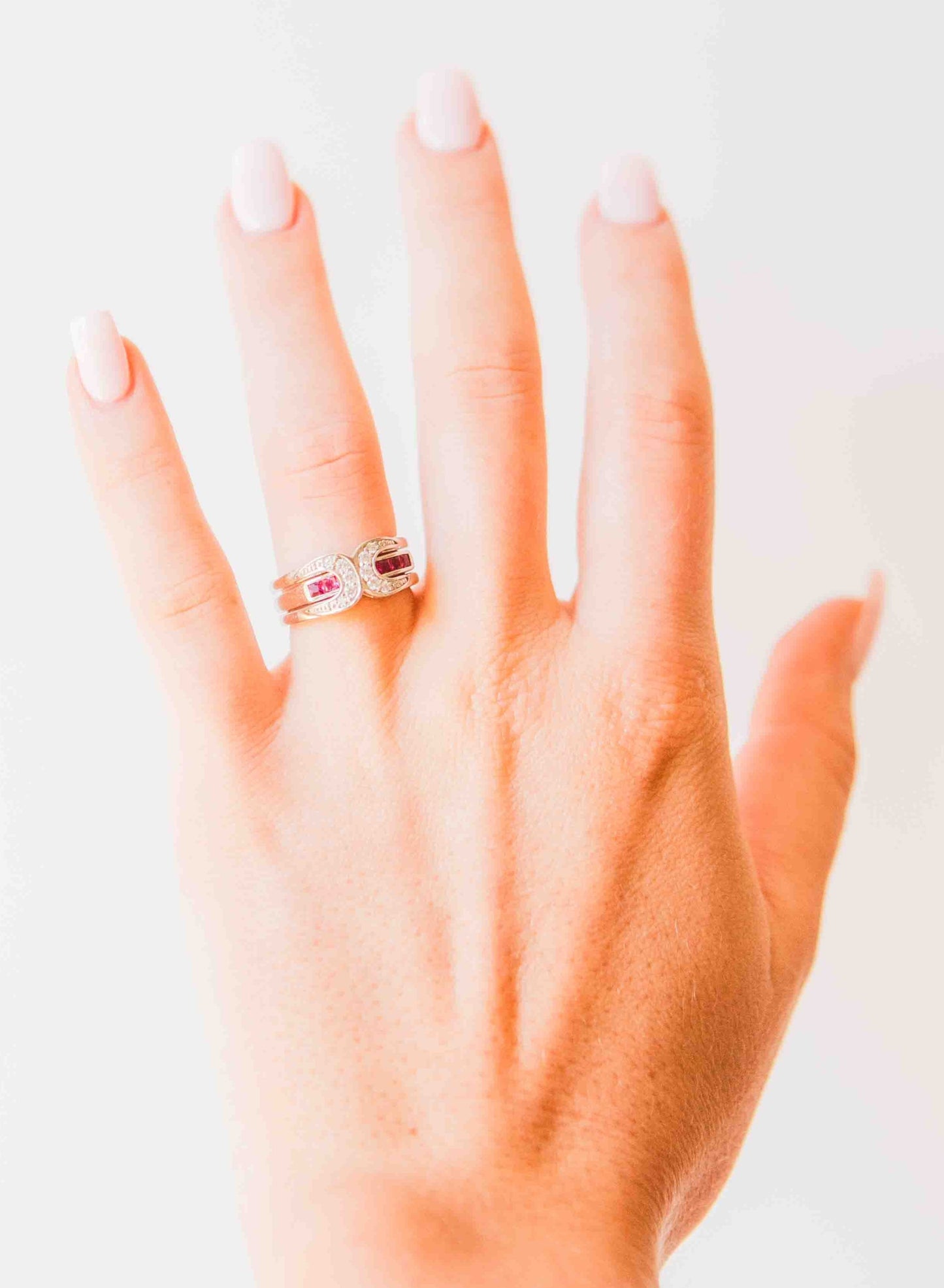 Kelly Herd Interchangeable Horseshoe Ring - Sterling Silver