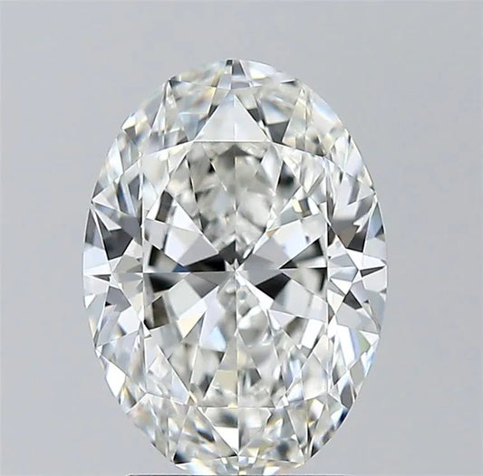 2.50ct Oval Natural Diamond (Colour H, Clarity IF, GIA Certified)