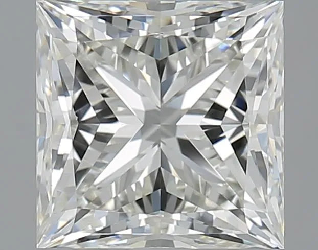 2.01ct Princess Natural Diamond (Colour H, Clarity VS1, Cut EX, IGI Certified)