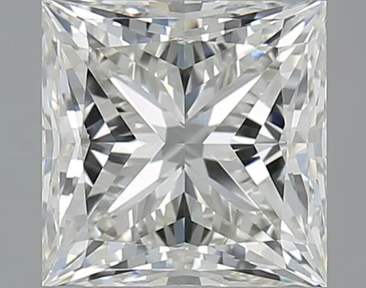 2.01ct Princess Natural Diamond (Colour H, Clarity VS1, Cut EX, IGI Certified)
