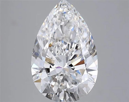 3.02ct Pear Lab Grown Diamond (Colour E, Clarity VVS1, IGI Certified)