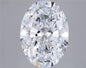 4.06ct Oval Lab Grown Diamond (Colour D, Clarity VVS1, IGI Certified)
