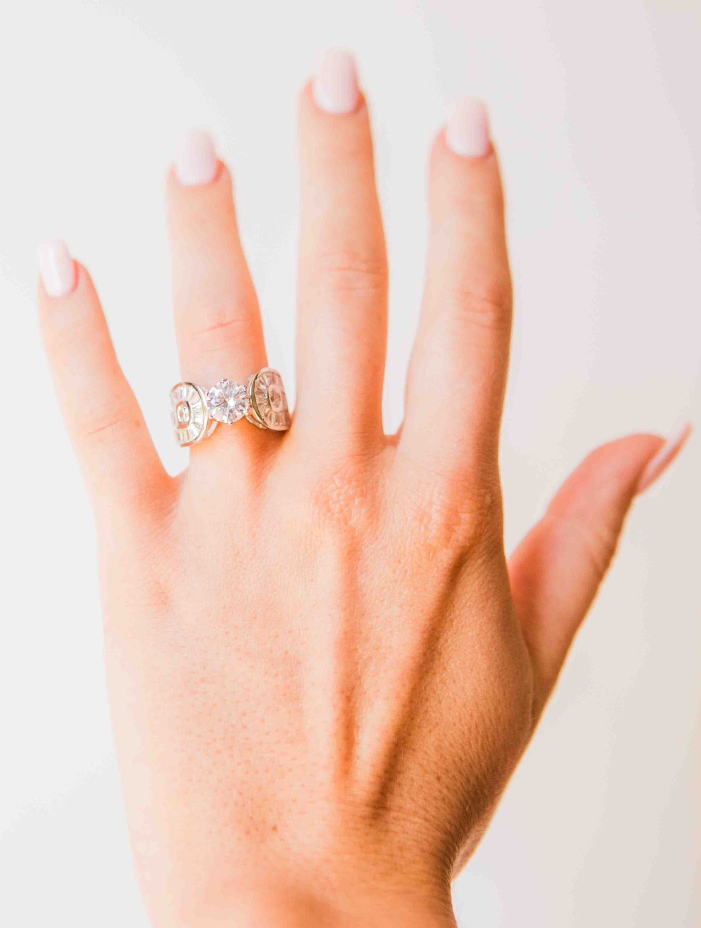 Kelly Herd Horseshoe Solitaire Ring - Sterling Silver