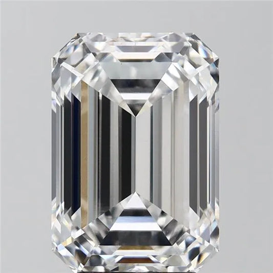 5.10ct Emerald Lab Grown Diamond (Colour D, Clarity VS1, IGI Certified)