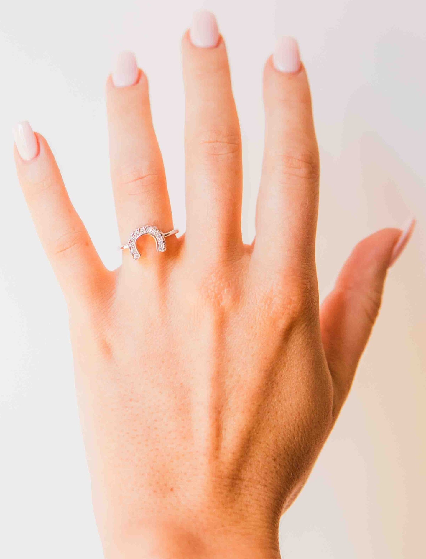 Kelly Herd Horseshoe Ring - Sterling Silver