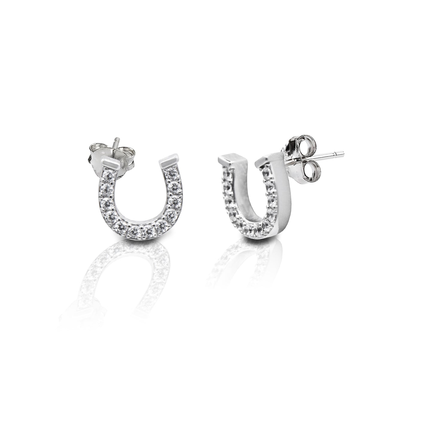 Kelly Herd Studded Horseshoe Earrings