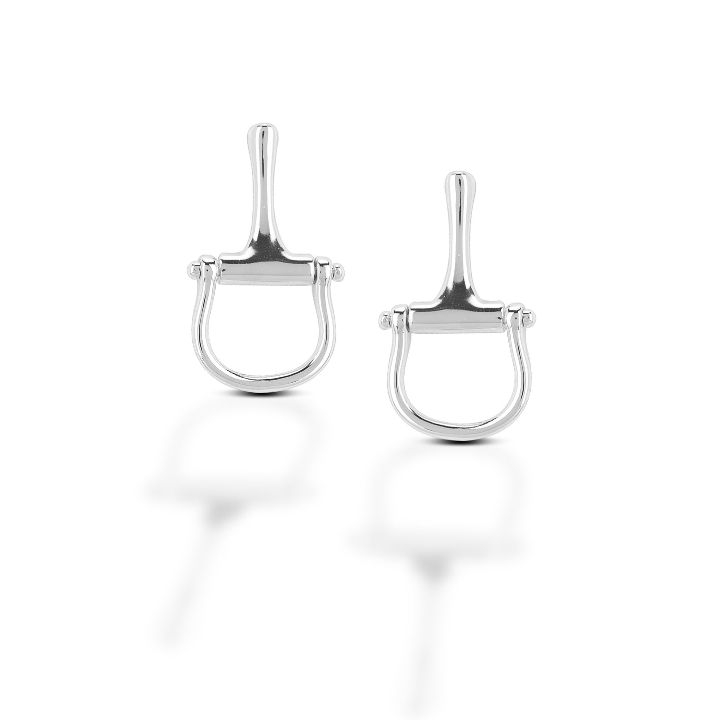 Kelly Herd Stirrup Drop Earrings