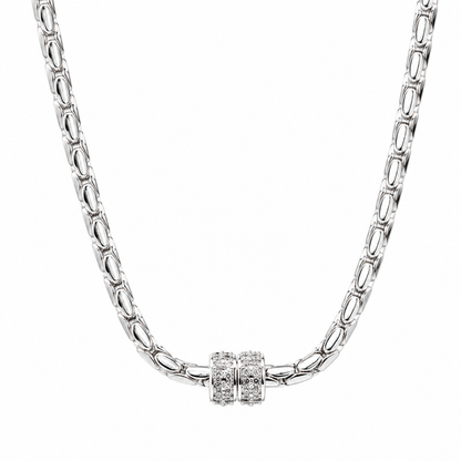 Kelly Herd Brass Barrel Necklace