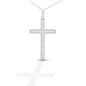 Kelly Herd Diamond Studded Cross Pendant Necklace