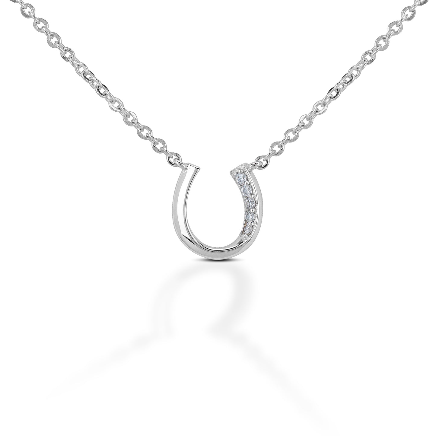 Kelly Herd Inner Lined Horseshoe Necklace