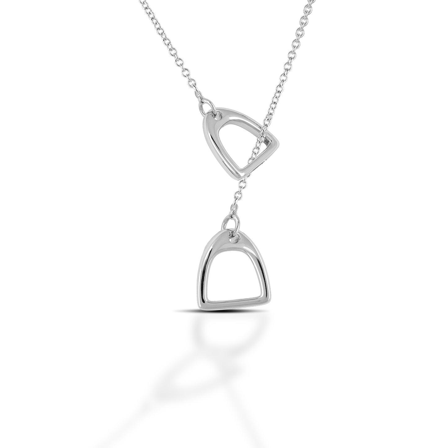 Kelly Herd Double Stirrup Necklace