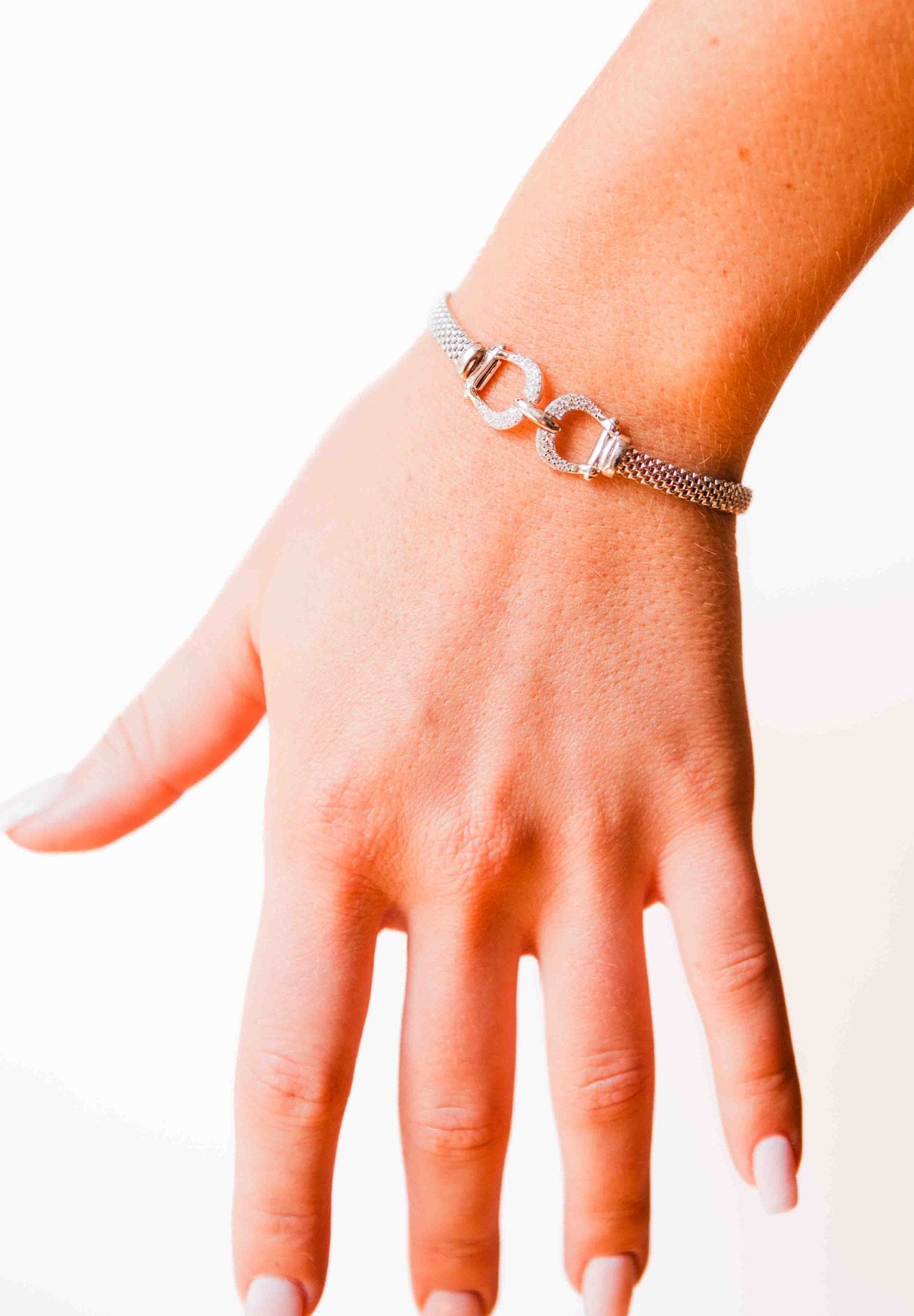 Kelly Herd Bit Bracelet - Sterling Silver