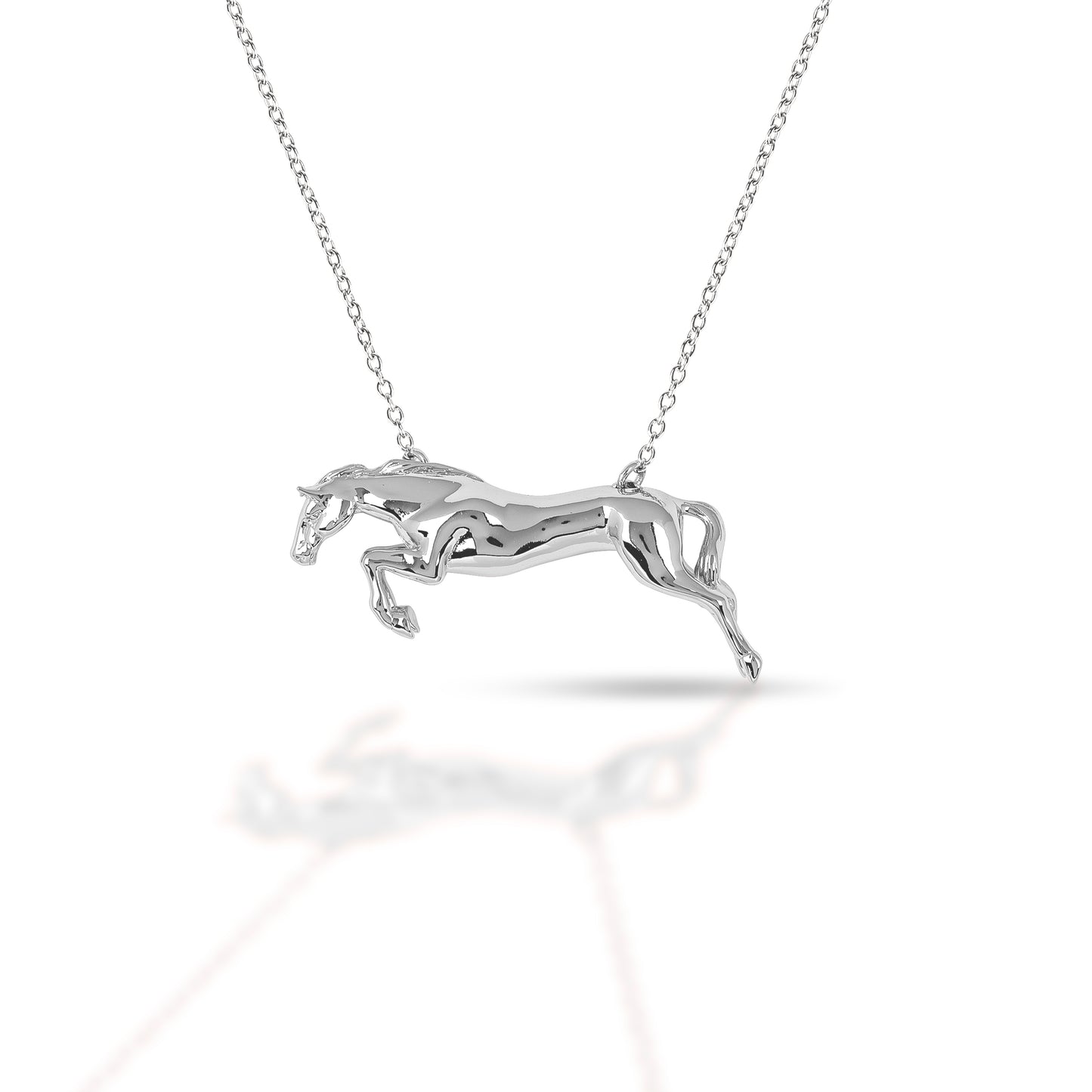 Kelly Herd Jumper Horse Necklace