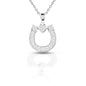 Kelly Herd Heart Horseshoe Pendant Necklace