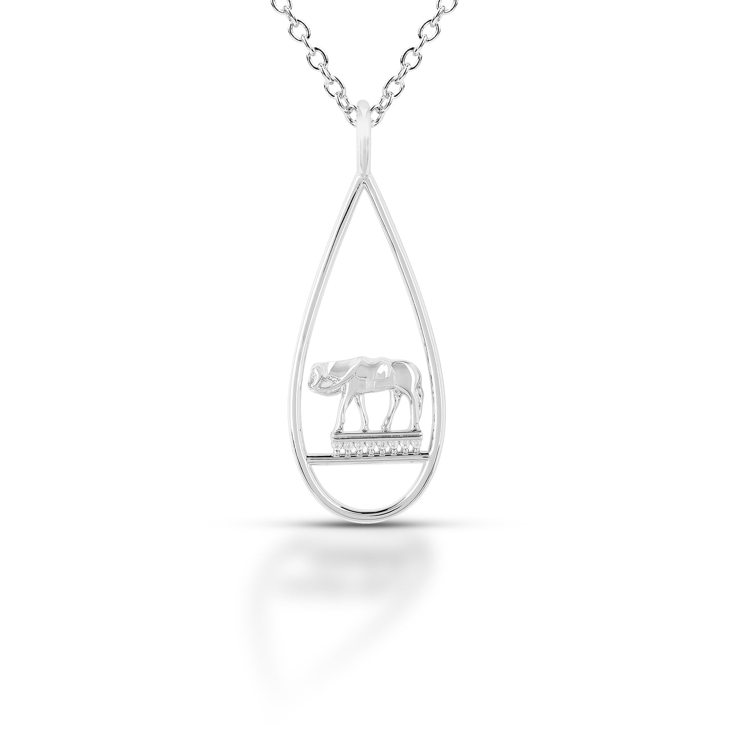 Kelly Herd Horse Drop Pendant Necklace