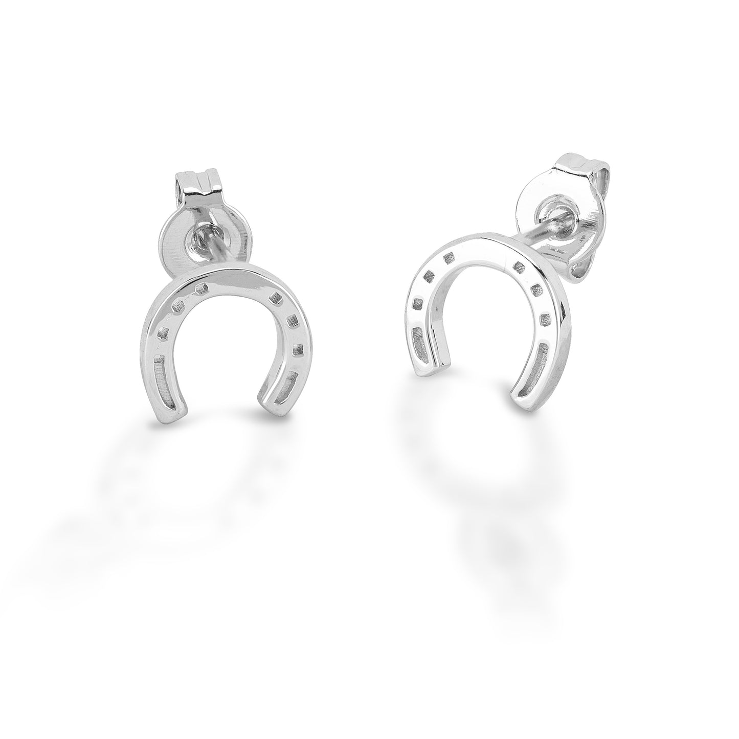 Kelly Herd Small Horseshoe Stud Earrings