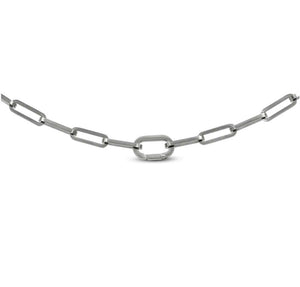 Kelly Herd Flat Long Adjustable Link Necklace