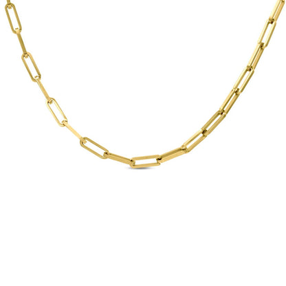 Kelly Herd Flat Long Adjustable Link Necklace