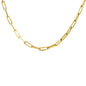 Kelly Herd Flat Long Adjustable Link Necklace
