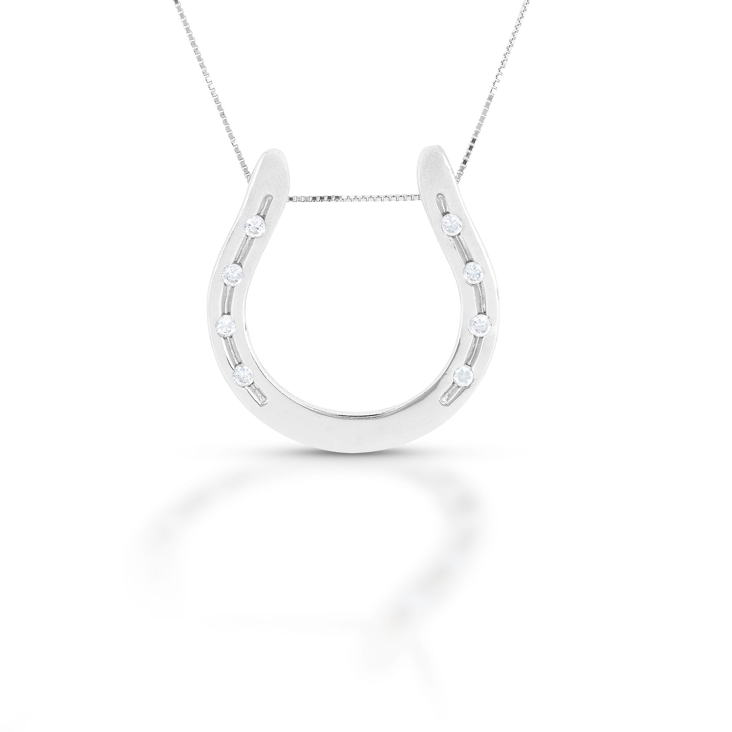 Kelly Herd Wide Horseshoe Necklace
