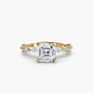 Solitaire with Eternity Pavé