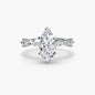Solitaire with Eternity Pavé