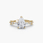 Solitaire with Eternity Pavé