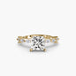 Solitaire with Eternity Pavé