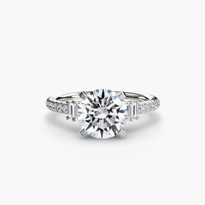Solitaire with Pavé 4