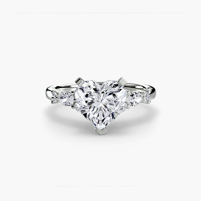 The Floral Accent Solitaire