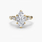 The Floral Accent Solitaire