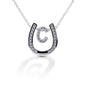 Kelly Herd Horseshoe Initial Necklace