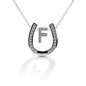 Kelly Herd Horseshoe Initial Necklace