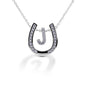 Kelly Herd Horseshoe Initial Necklace