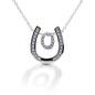 Kelly Herd Horseshoe Initial Necklace